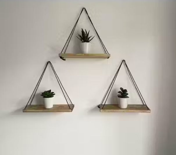 Wooden Wall Hanging Set of 3