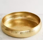 Trending Decorative Classic Urli Bowl Metal Hammered Round Tray for Home Decor, Pooja and Festive Occasions