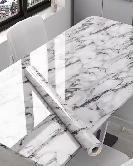 Self Adhesive Marble Wallpaper for Furniture