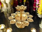 Buy Double Layer Urli Bowl Online Handcrafted Metal Urli for Home Decor, Pooja Samagri & Festive Decoration
